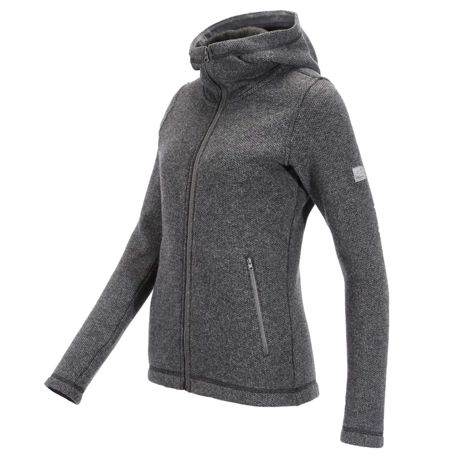 FRILUFTS TYA HOODED JACKET Damen - Fleecejacke Grau 5 FRILUFTS TYA HOODED JACKET Damen - Fleecejacke Grau – Bild 3